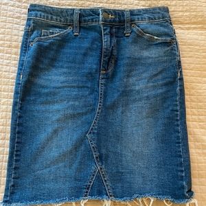 Jeans mini skirt size 4